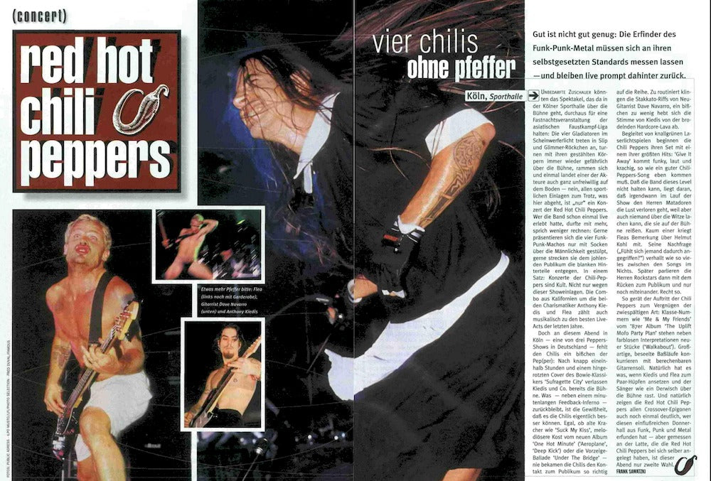 Musikexpress Magazin Deutschland 1995-12 Helge Schneider Keith Richards Red Hot Chili Peppers Alanis Morissette