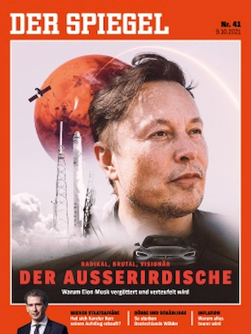 Der Spiegel Magazin Deutschland 2021-41 Elon Musk