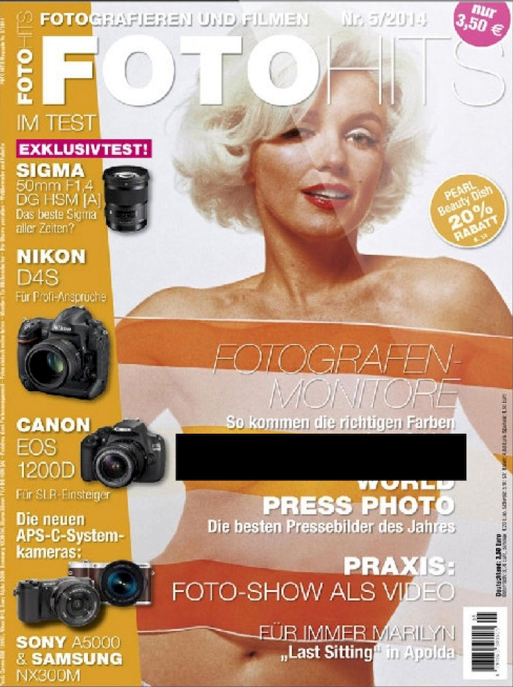 Foto Hits Deutschland 2014-05 Marilyn Monroe