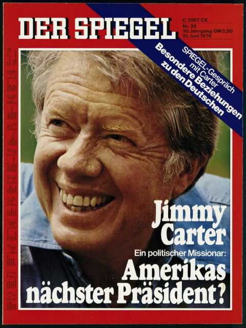Der Spiegel Magazin Deutschland 1976-26 Jimmy Carter