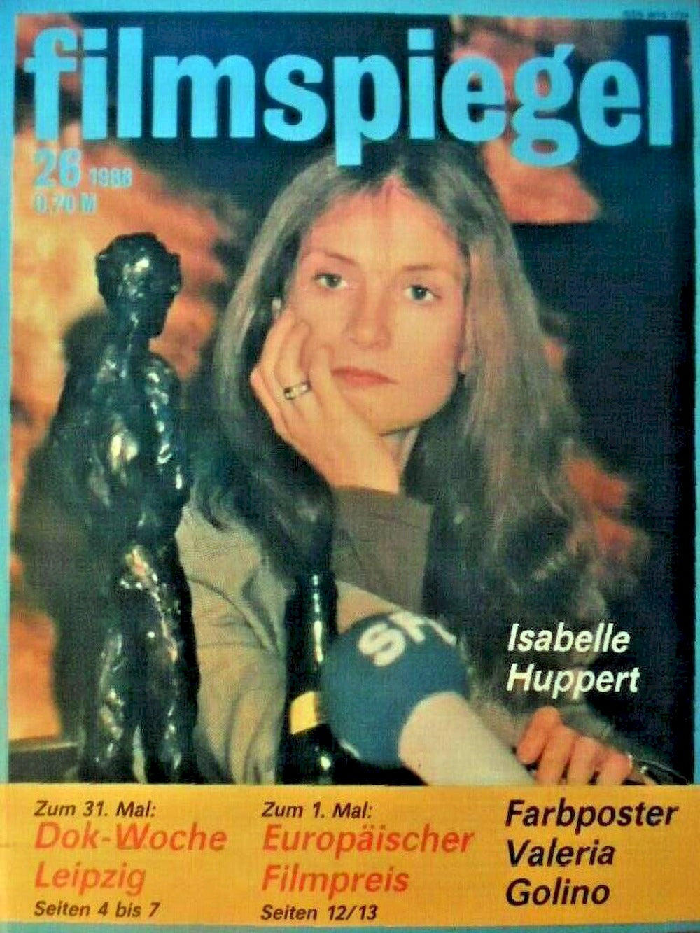 Filmspiegel Magazin Deutschland 1988-26 Isabelle Huppert