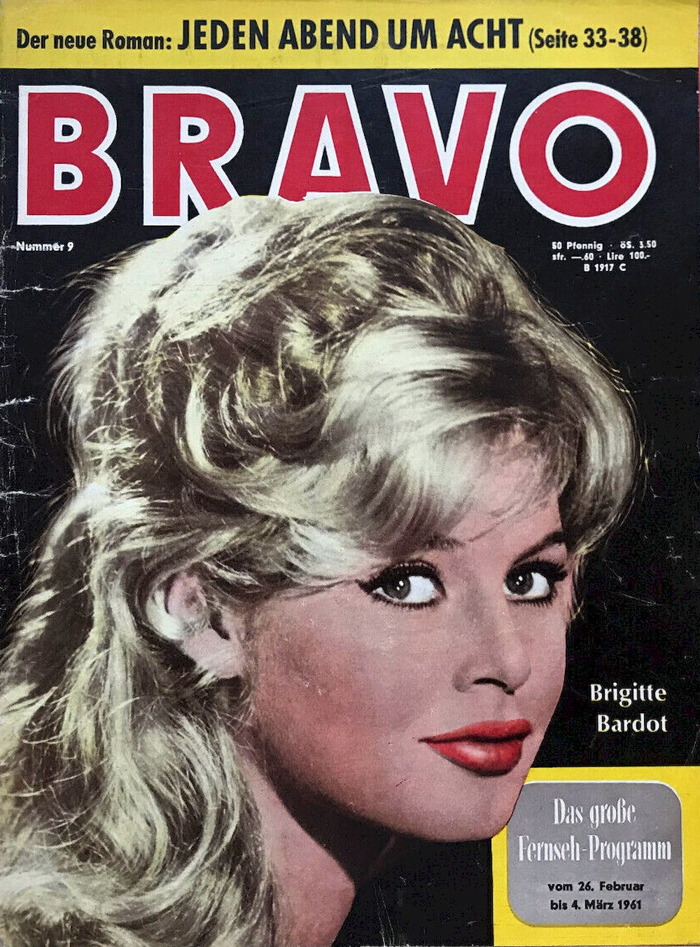 Bravo Magazin Deutschland 1961-09 Brigitte Bardot
