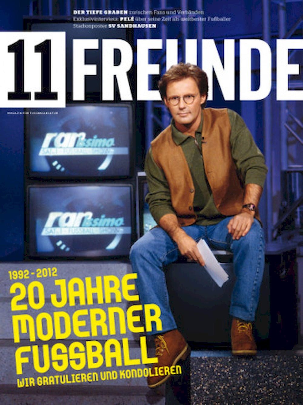 11 Freunde Magazin Deutschland 2012 #132 Klaus Allofs Pele