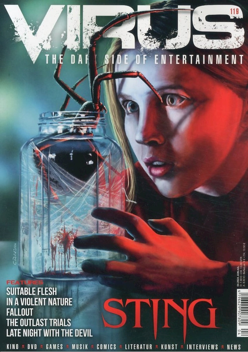 Virus Magazin Deutschland 2024 #119 Sting Alyla Browne