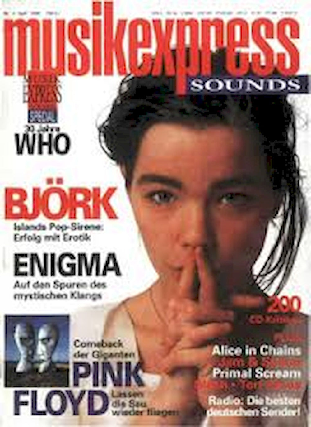 Musikexpress Magazin Deutschland 1994-04 Björk Pink Floyd The Who