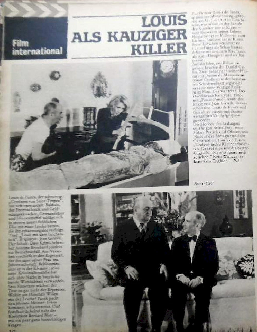 Filmspiegel Magazin Deutschland 1981-20 Ute Lubosch Angela Molina Louis De Funes