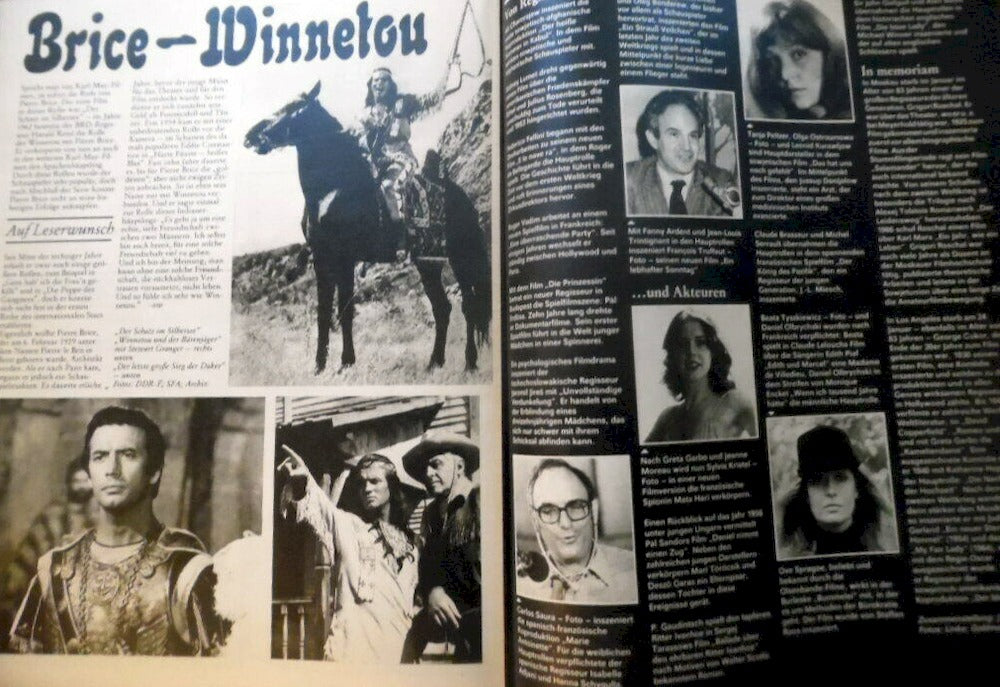 Filmspiegel Magazin Deutschland 1983-04 Franciszek Pieczka Pierre Brice Louis De Funes