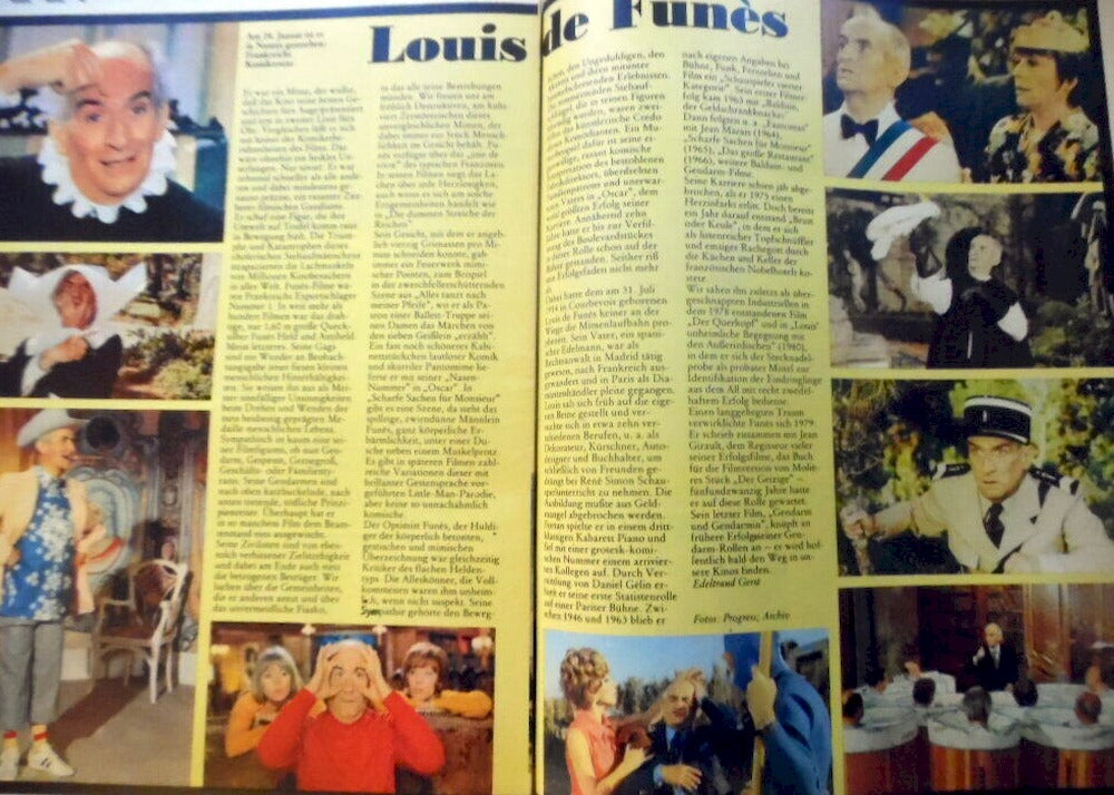 Filmspiegel Magazin Deutschland 1983-04 Franciszek Pieczka Pierre Brice Louis De Funes