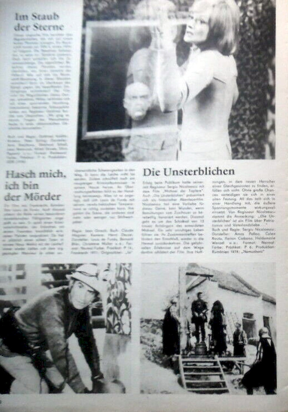 Filmspiegel Magazin Deutschland 1976-12 Jana Brejchova Louis De Funes