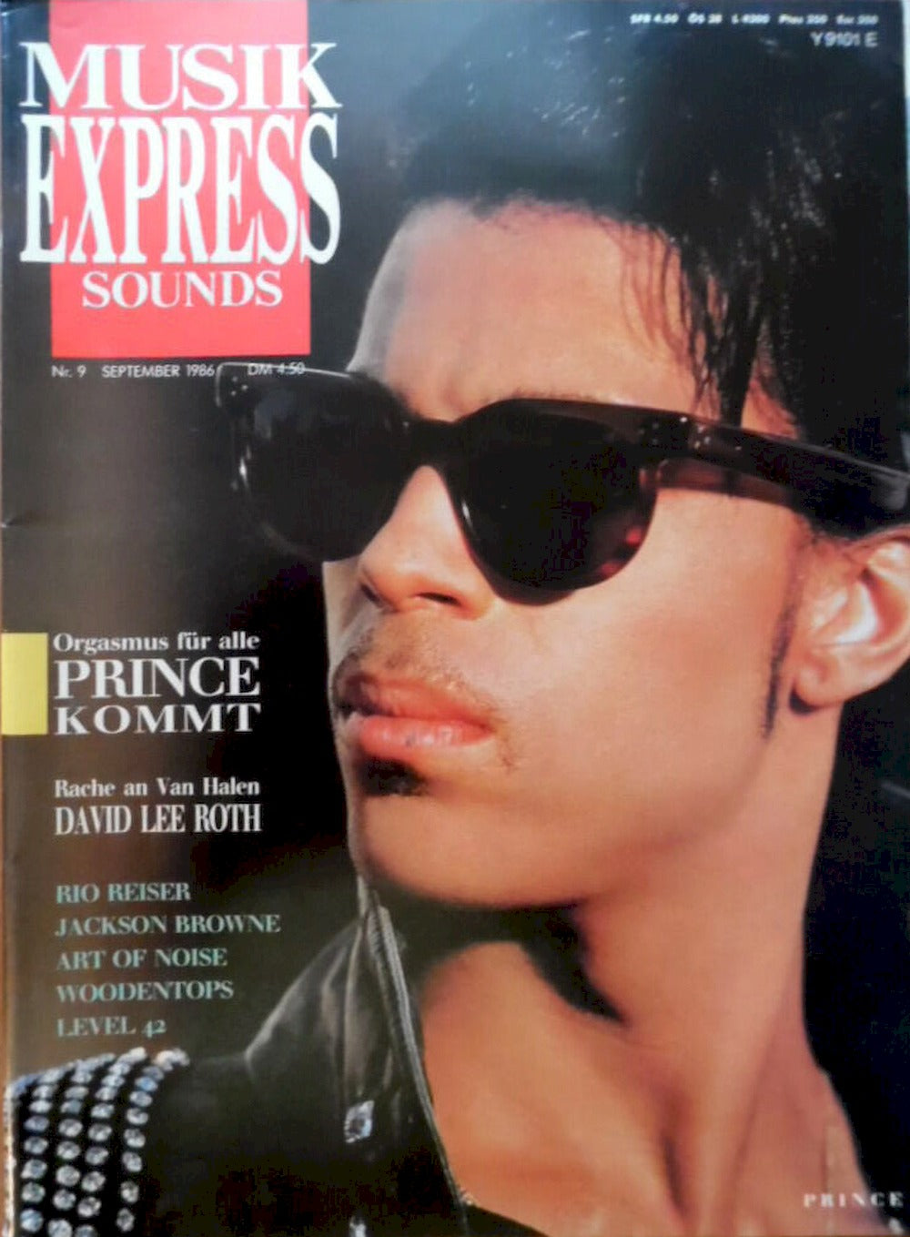 Musikexpress Magazin Deutschland 1986-09 Prince David Lee Roth Rio Reiser Jackson Browne Level 42