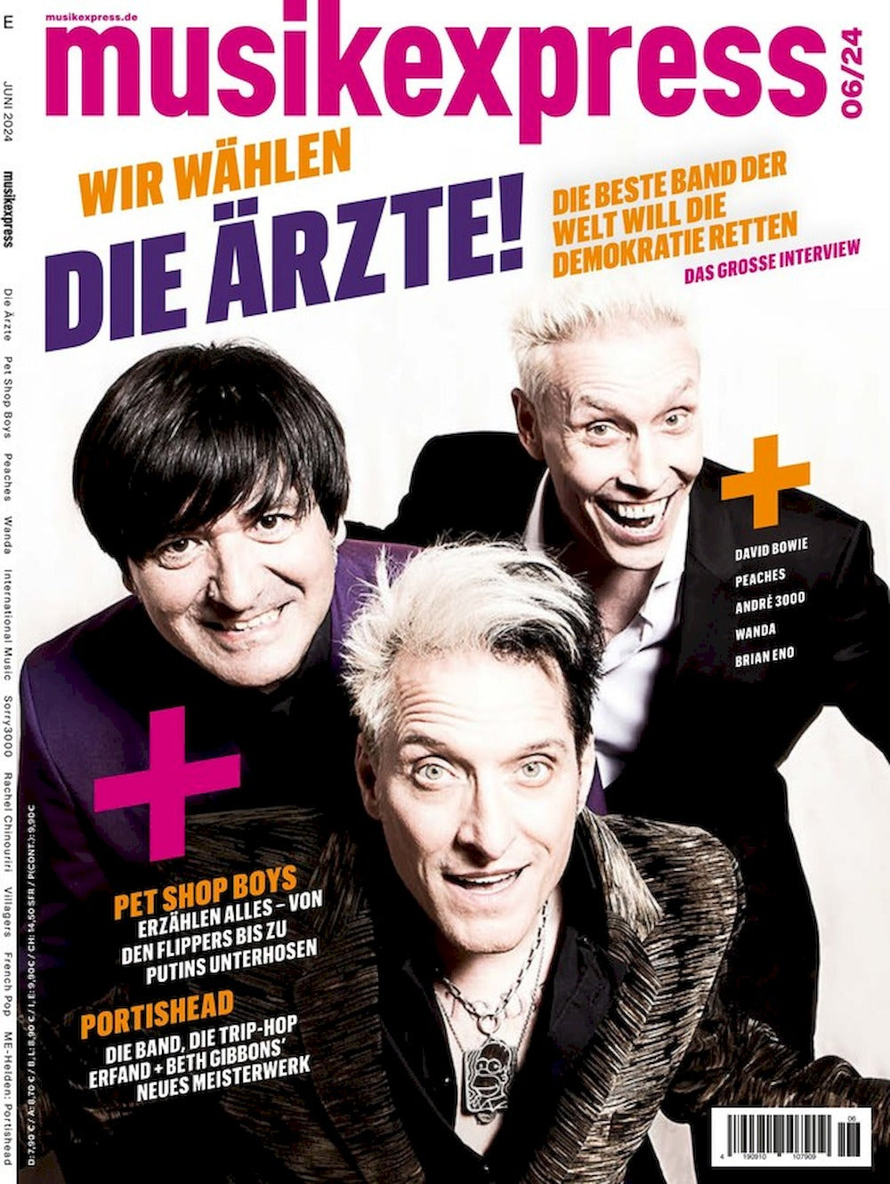 Musikexpress Magazin Deutschland 2024-06 Die Ärzte Pet Shop Boys Portishead H. P. Baxxter