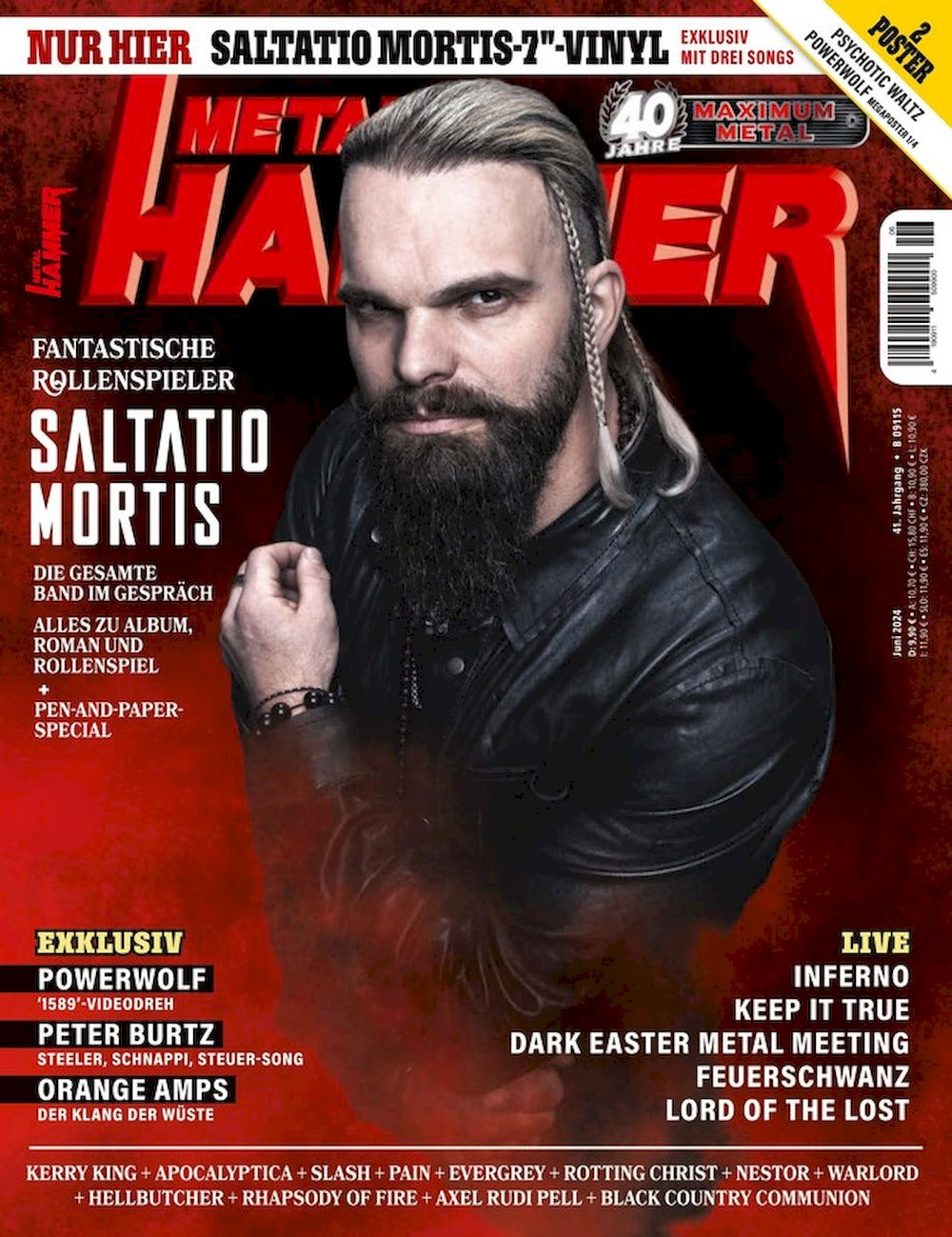 Metal Hammer Magazin Deutschland 2024-06 Saltatio Mortis + Vinyl