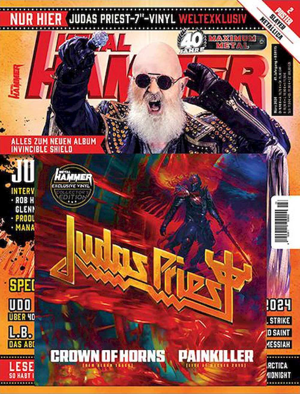 Metal Hammer Magazin Deutschland 2024-03 Judas Priest + Vinyl
