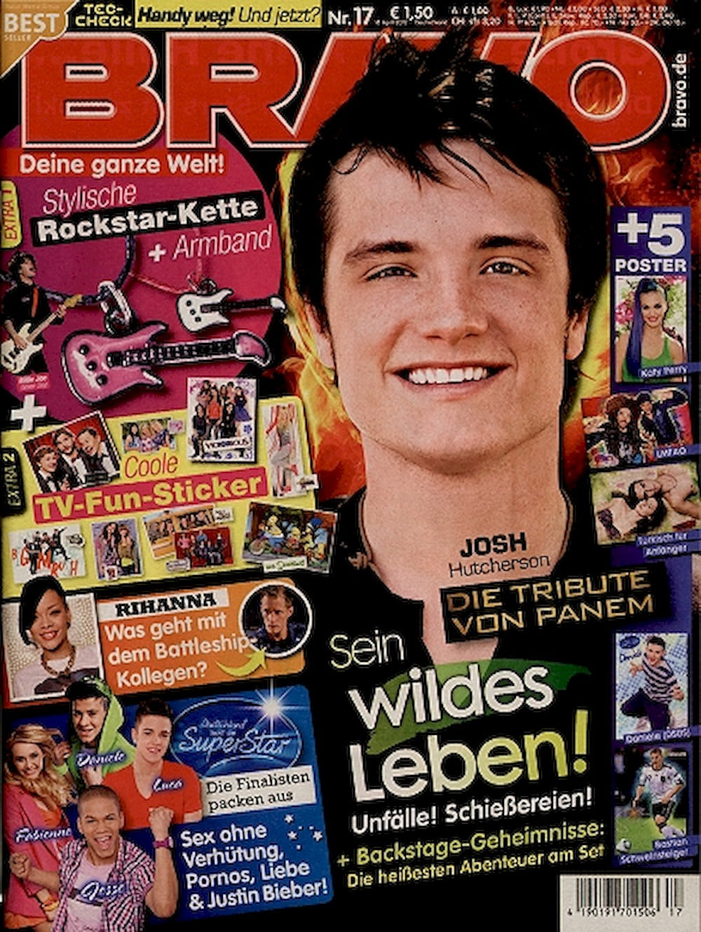 Bravo Magazin Deutschland 2012-17 Josh Hutcherson