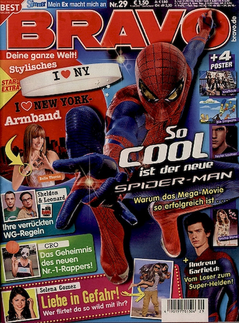 Bravo Magazin Deutschland 2012-29 Spiderman