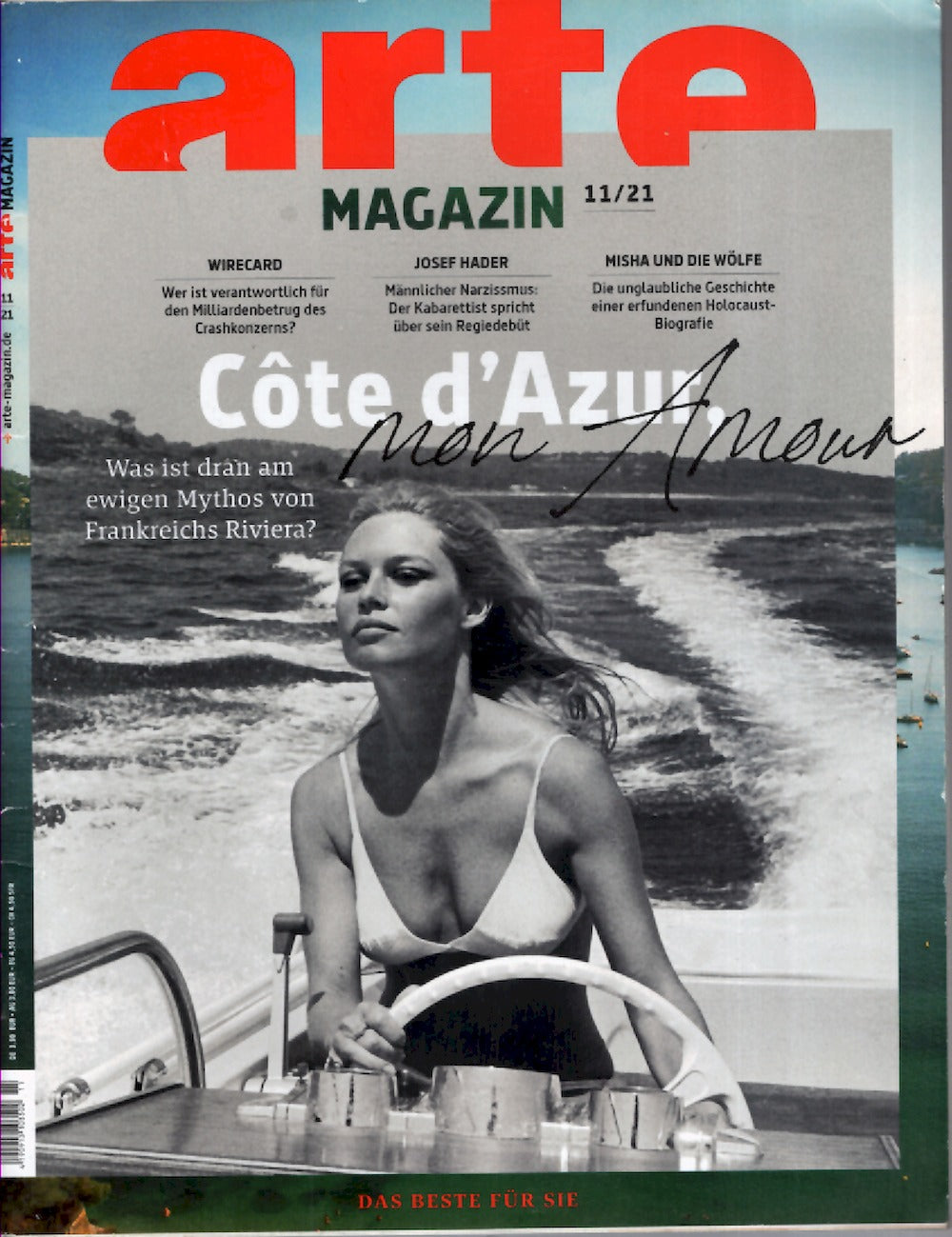 Arte Magazin Deutschland 2021-11 Brigitte Bardot Josef Hader