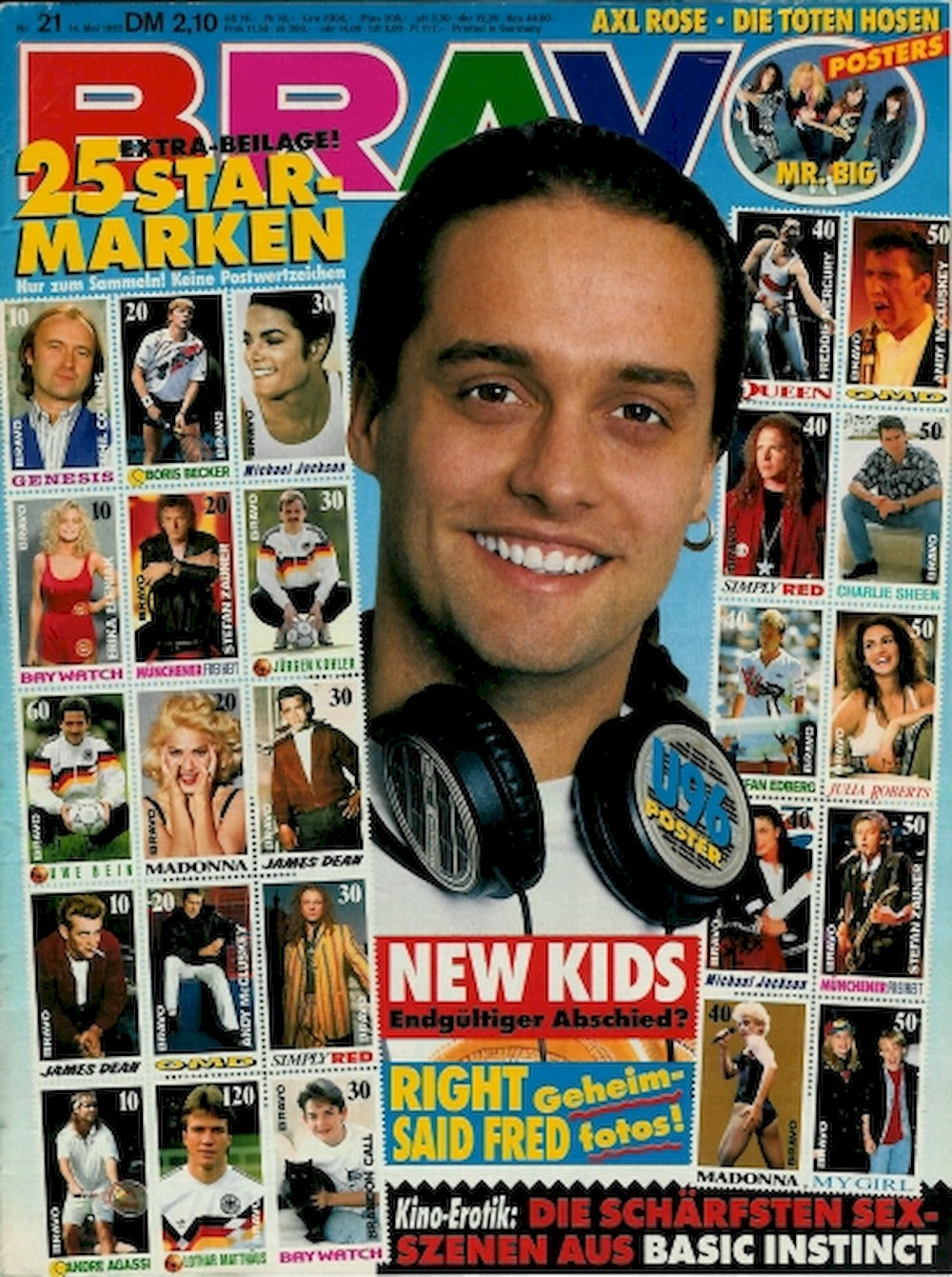 Bravo Magazin Deutschland 1992-21 Alex Christensen U96 Right Said Fred