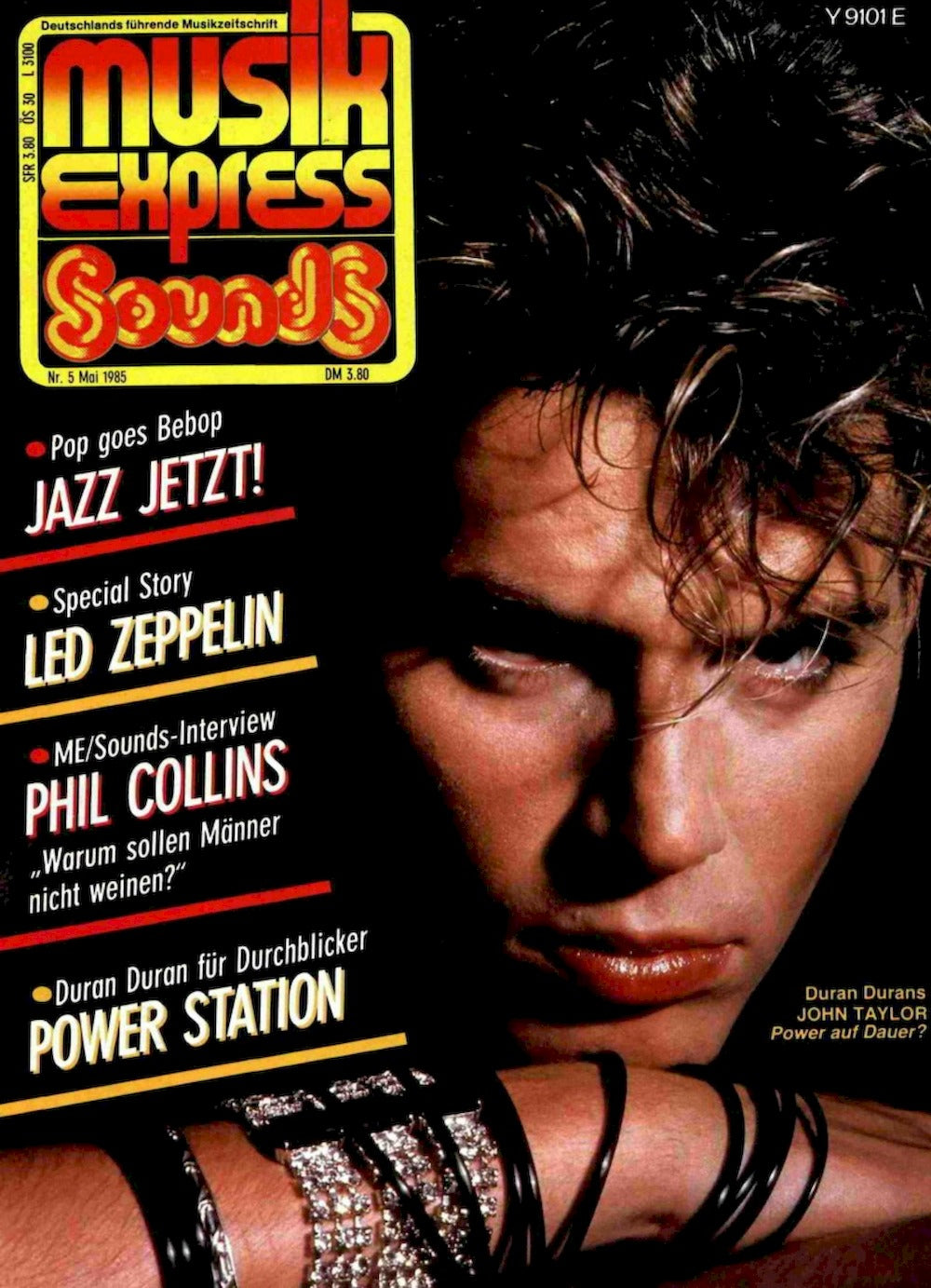 Musikexpress Sounds Magazin Deutschland 1985-05 John Taylor Duran Duran Led Zeppelin Phil Collins