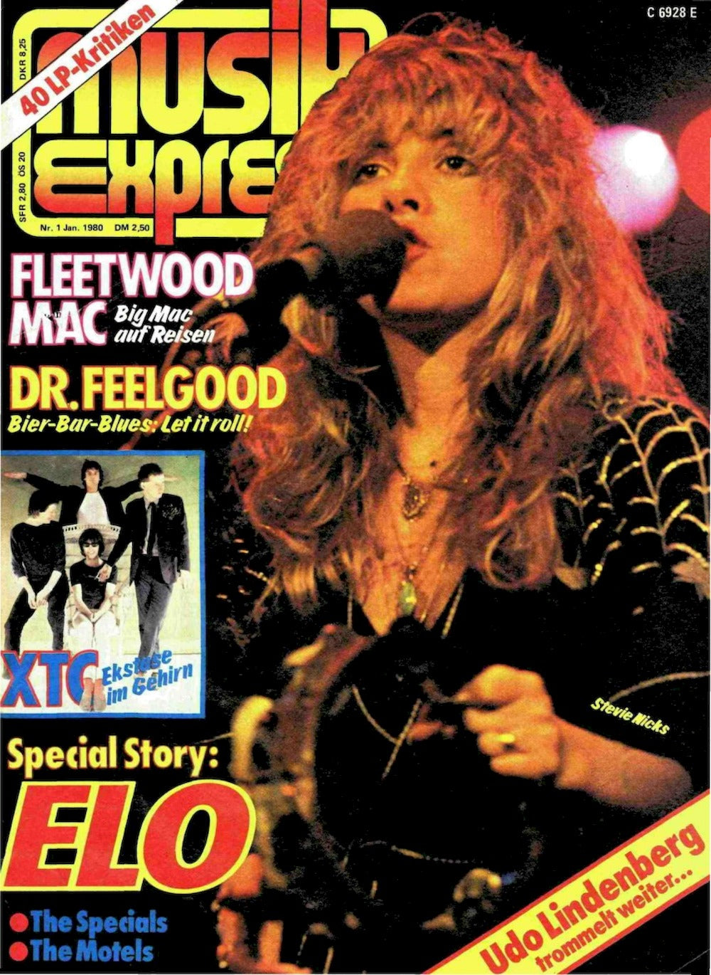 Musikexpress Sounds Magazin Deutschland 1980-01 Stevie Nicks ELO Lindenberg Fleetwood Mac XTC