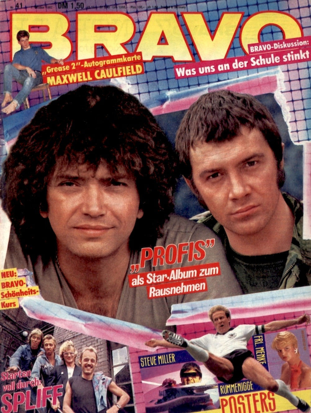 Bravo Magazin Deutschland 1982-41 Lewis Collins Martin Shaw