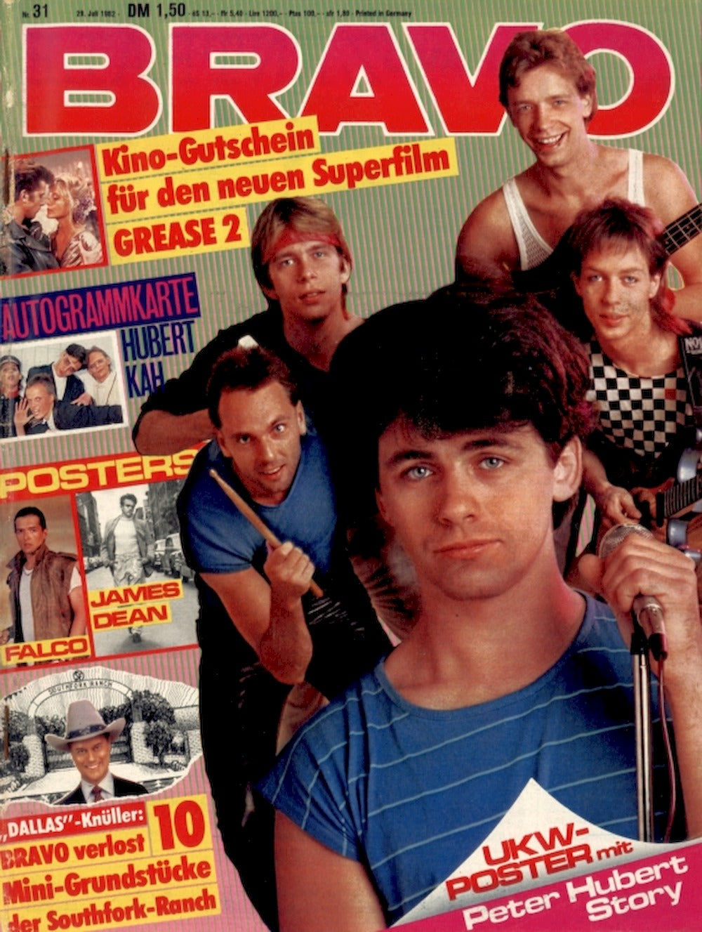 Bravo Magazin Deutschland 1982-31 Paul McCartney Joan Jett OMD Adam Ant