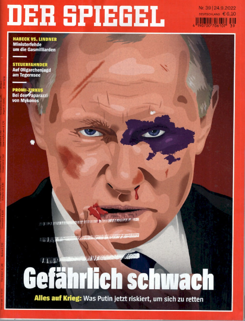 Der Spiegel Magazin Deutschland 2022-39 Putin Ukraine War