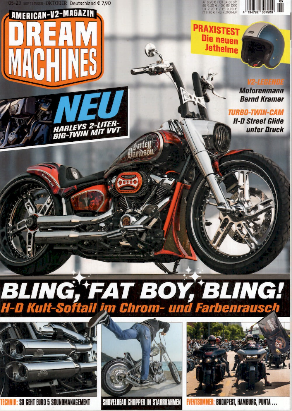 Dream Machines Magazin Deutschland 2023-05 Harley Davidson Fat Boy