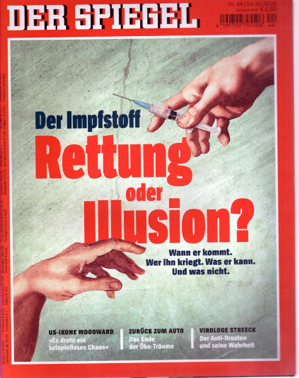Der Spiegel Magazin Deutschland 2020-44 Bob Woodward Die Ärzte