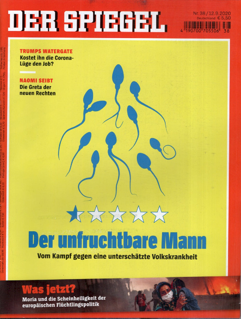 Der Spiegel Magazin Deutschland 2020-38 Trump Naomi Seibt Lang Lang Anke Engelke