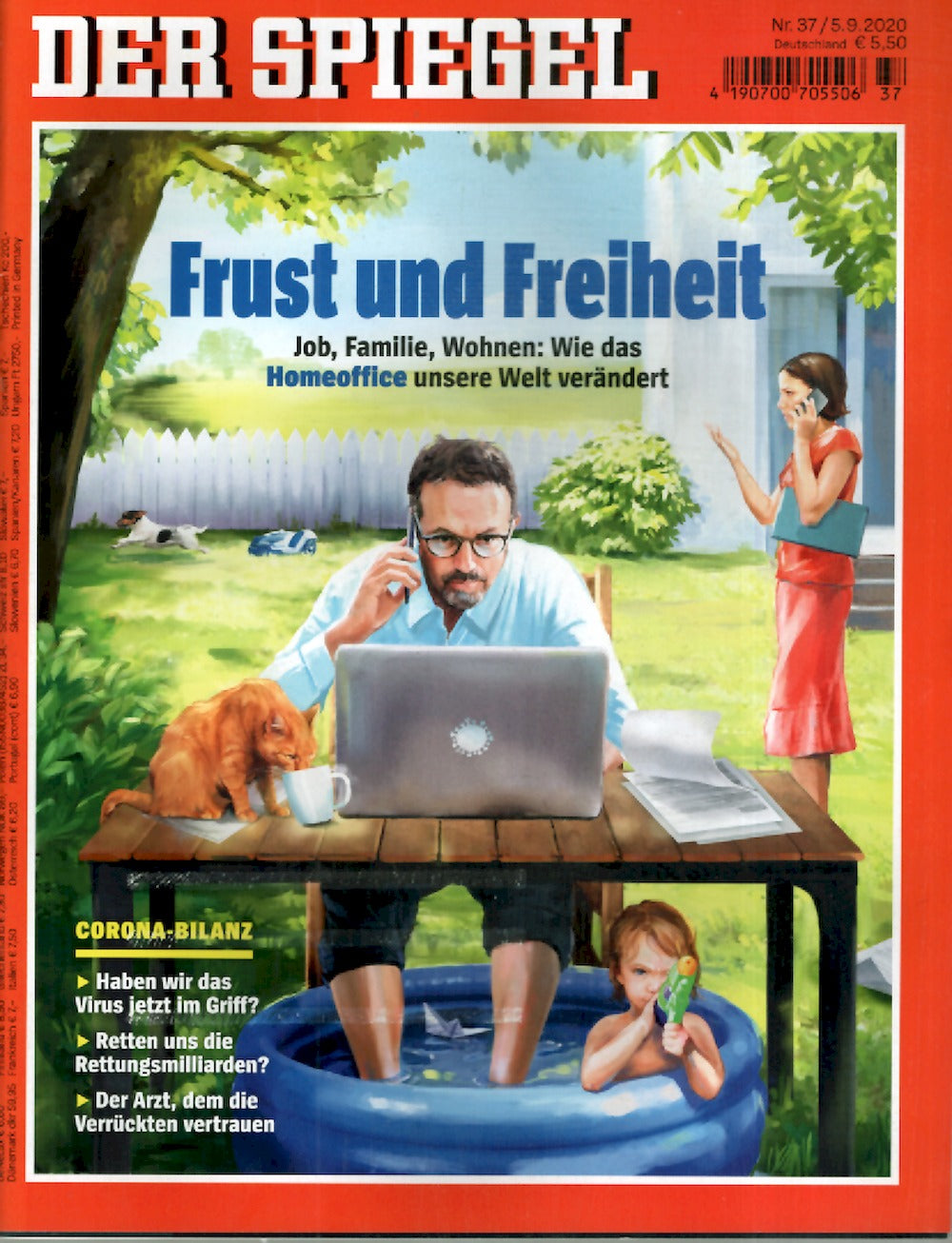Der Spiegel Magazin Deutschland 2020-37 Doris Dörrie Marina Abramovic