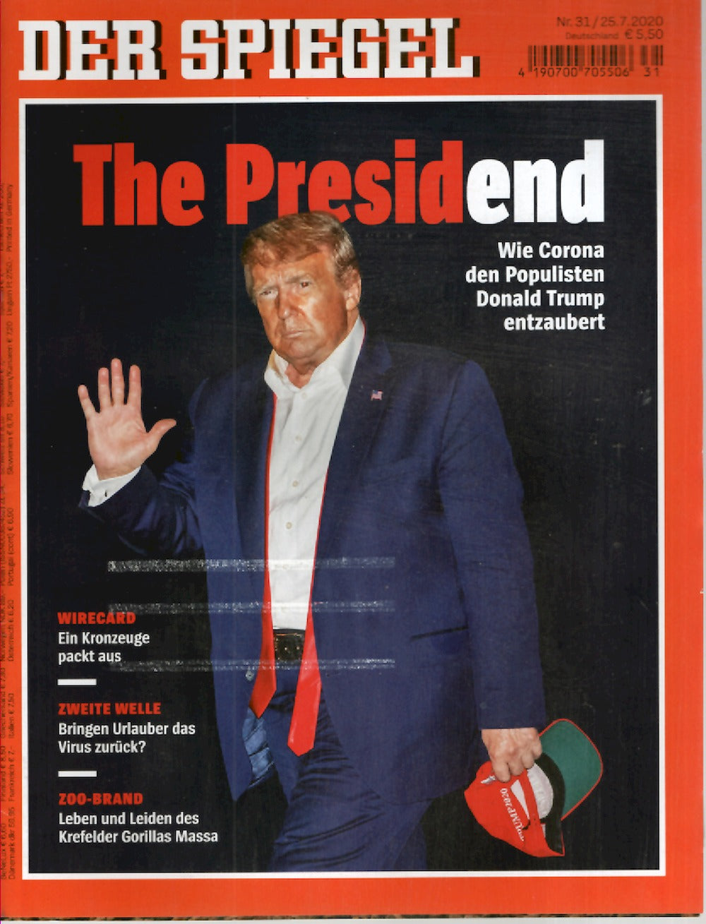 Der Spiegel Magazin Deutschland 2020-31 Donald Trump