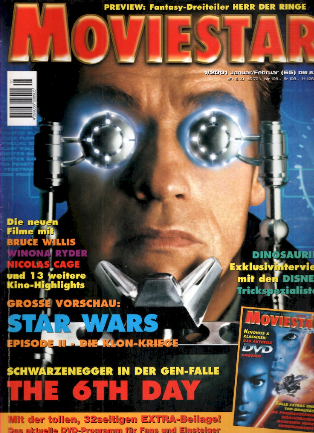 Moviestar Magazin Deutschland 2001 #65 Arnold Schwarzenegger