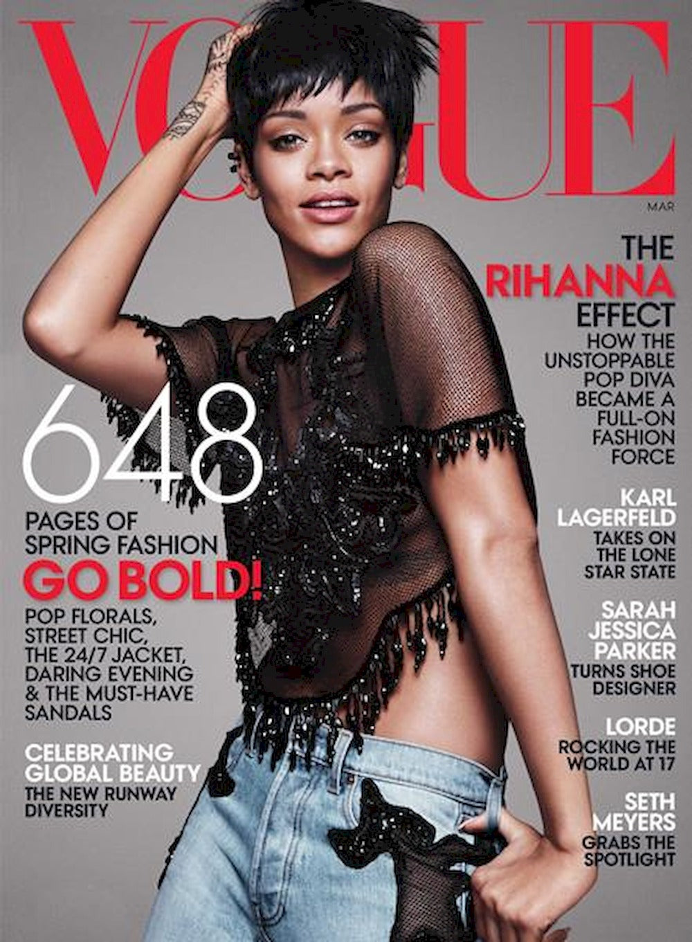 Vogue Magazin USA 2014-03 Rihanna