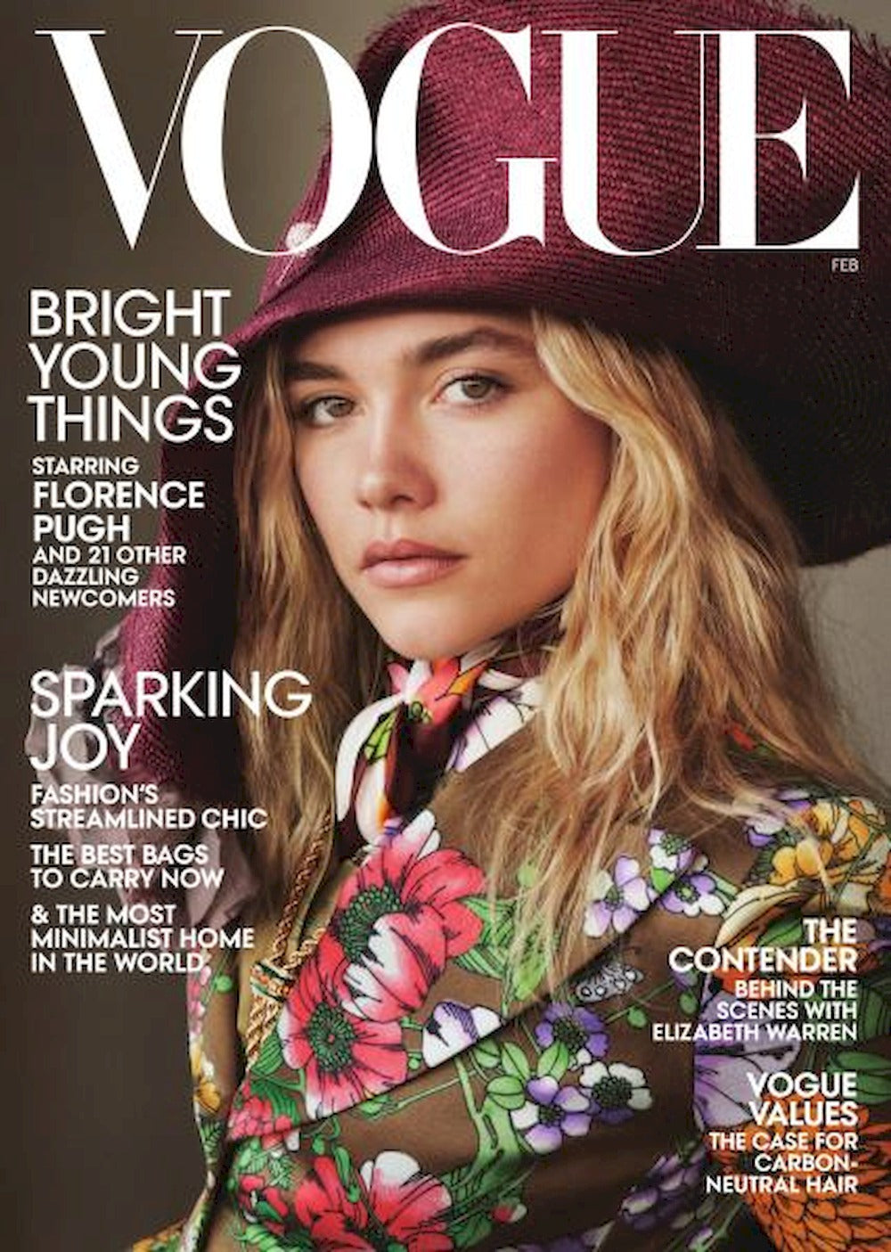 Vogue Magazin USA 2020-02 Florence Pugh