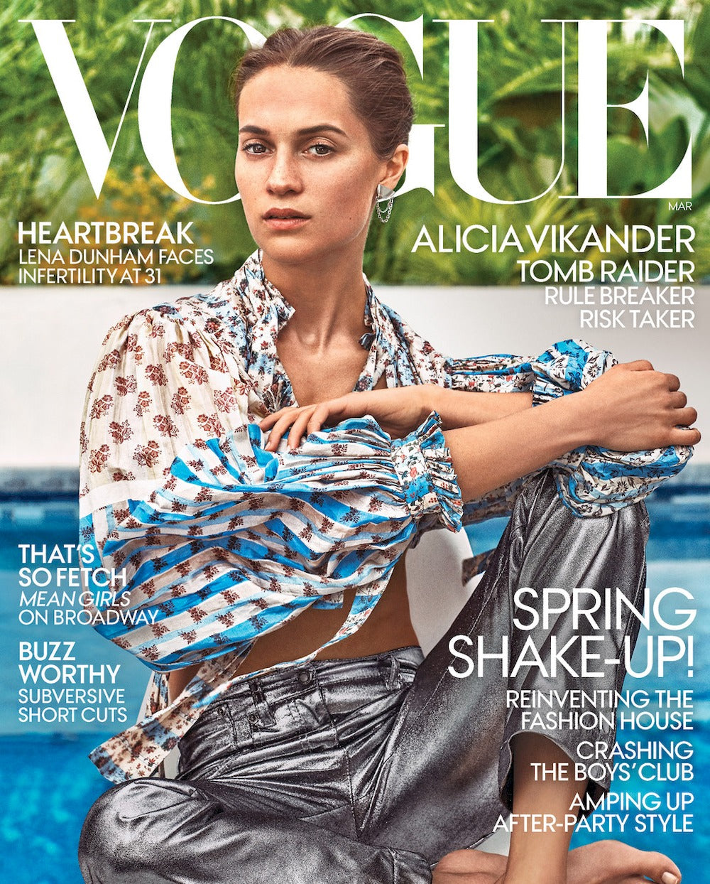 Vogue Magazin USA 2018-03 Alicia Vikander
