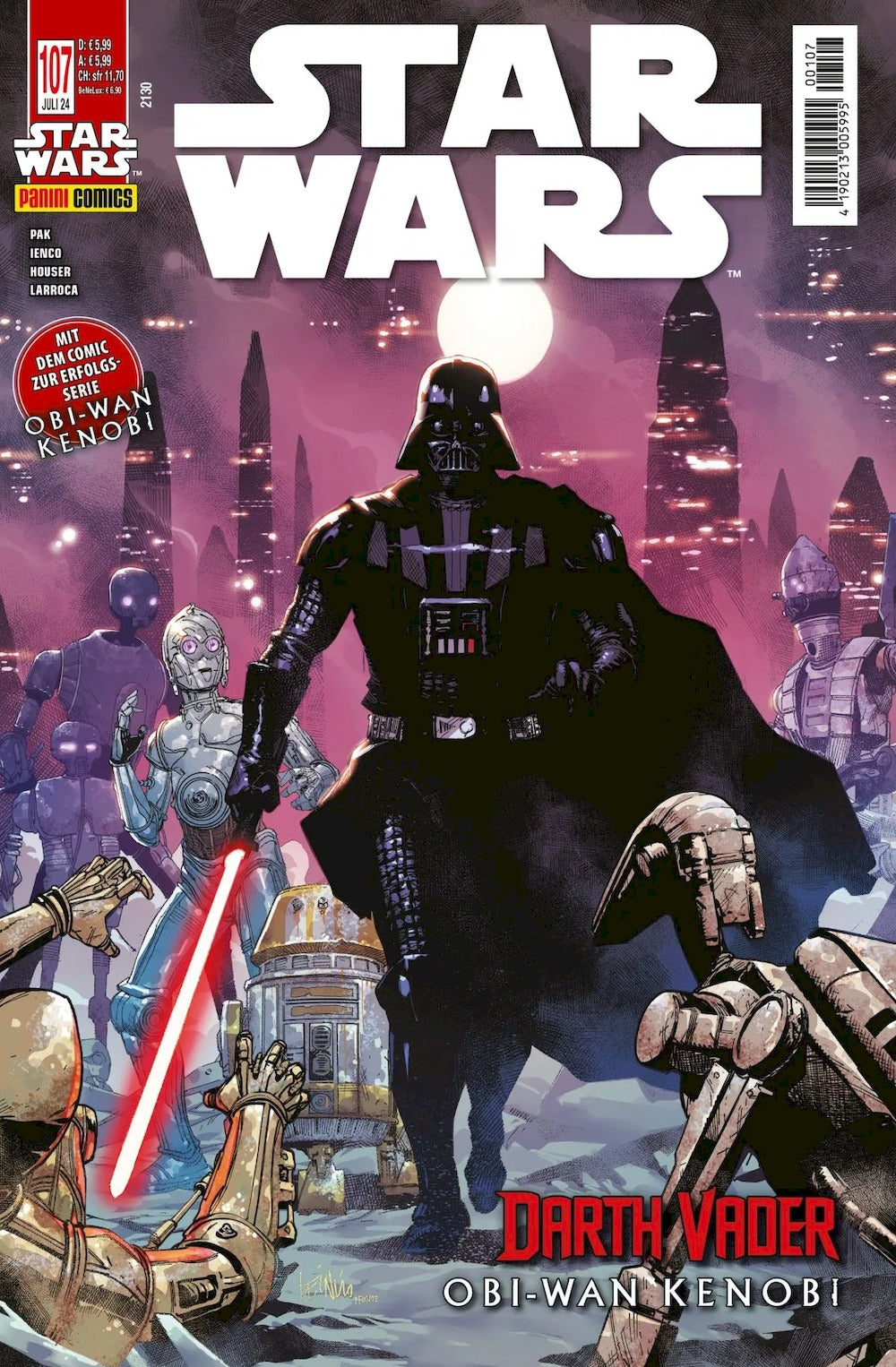 Star Wars Comic Deutschland 2024 #107 Obi-Wan Kenobi Darth Vader