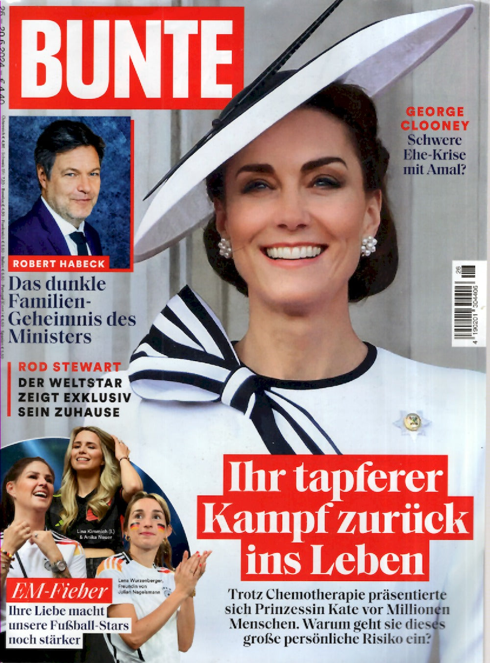 Bunte Magazin Deutschland 2024-26 Kate Middleton