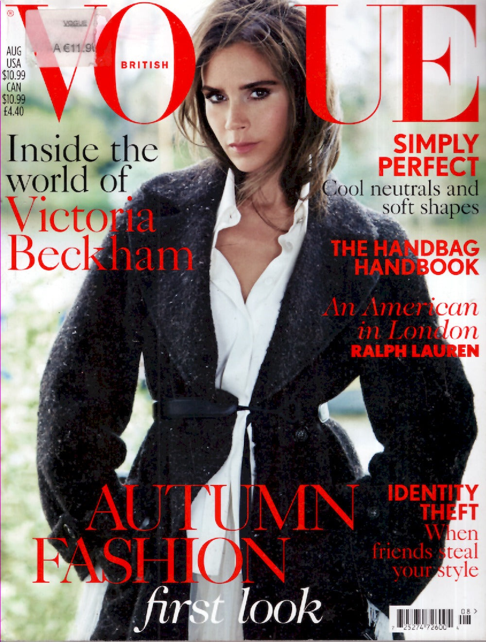 Vogue Magazin UK 2014-08 Victoria Beckham