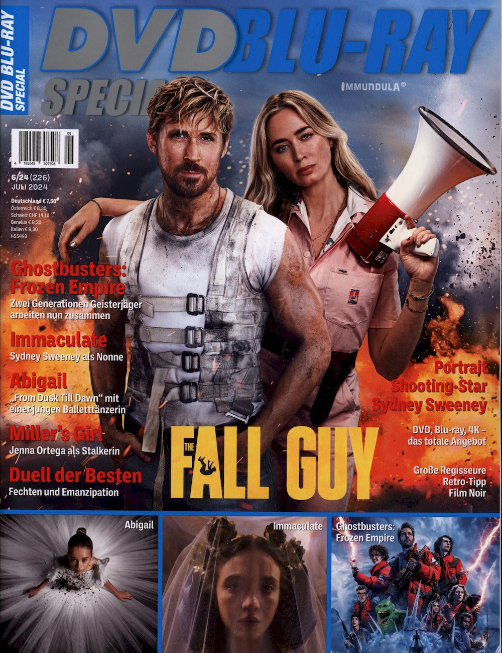 DVD Spezial Magazin Deutschland 2024 #226 Ryan Gosling Emily Blunt