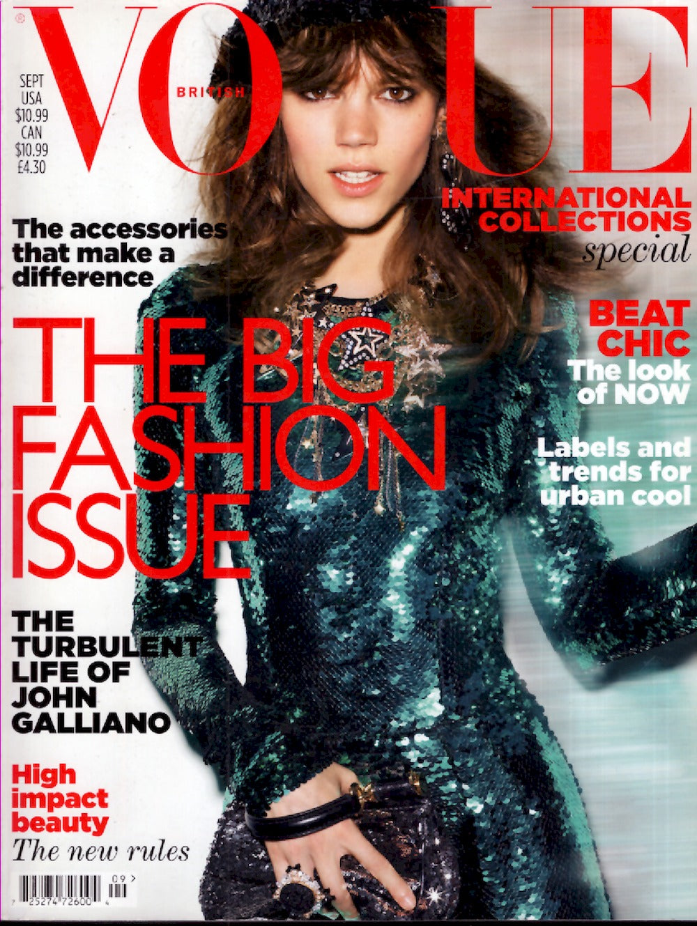 Vogue Magazin UK 2011-09 Freja Beha Erichsen