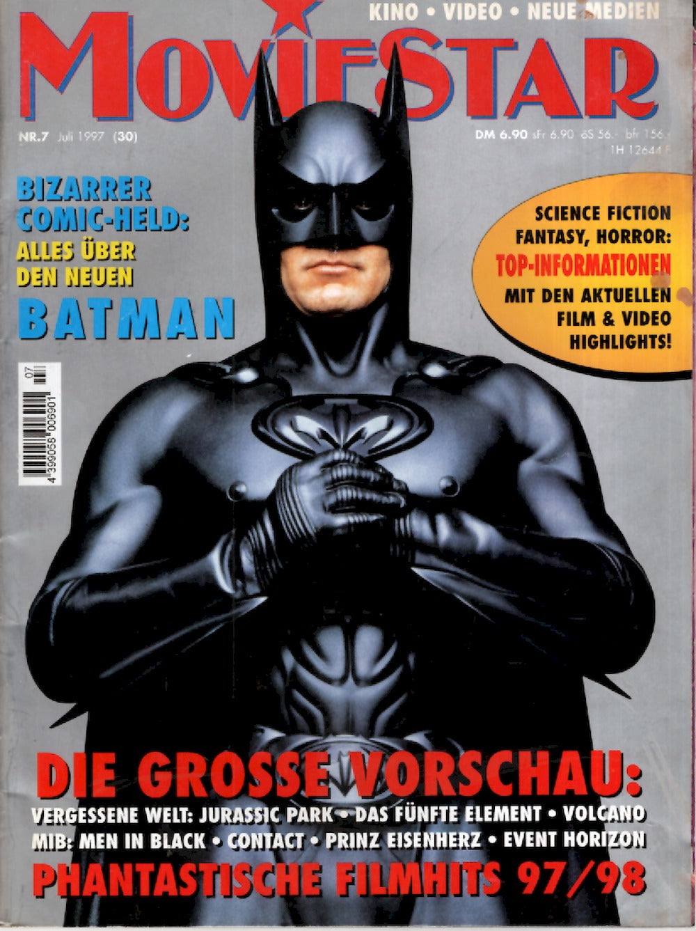 Moviestar Magazin Deutschland 1997 #30 Batman