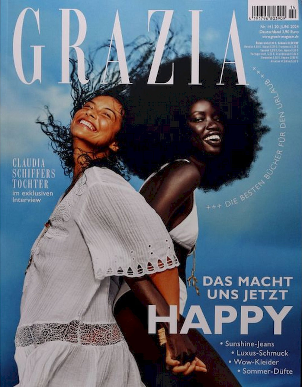 Grazia Magazin Deutschland 2024-14 Claudia Schiffer Anna Hathaway