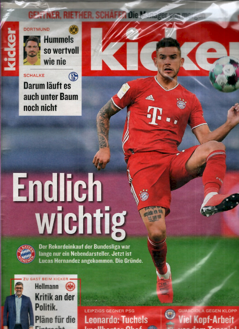 Kicker Magazin Deutschland 2020-090 Lucas Hernandez