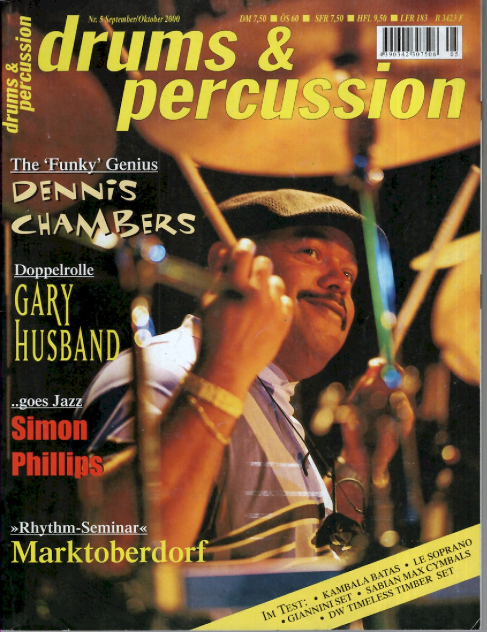 Drums & Percussions Magazin Deutschland 2001-09+10 Dennis Chambers Gary Husband Simon Philips