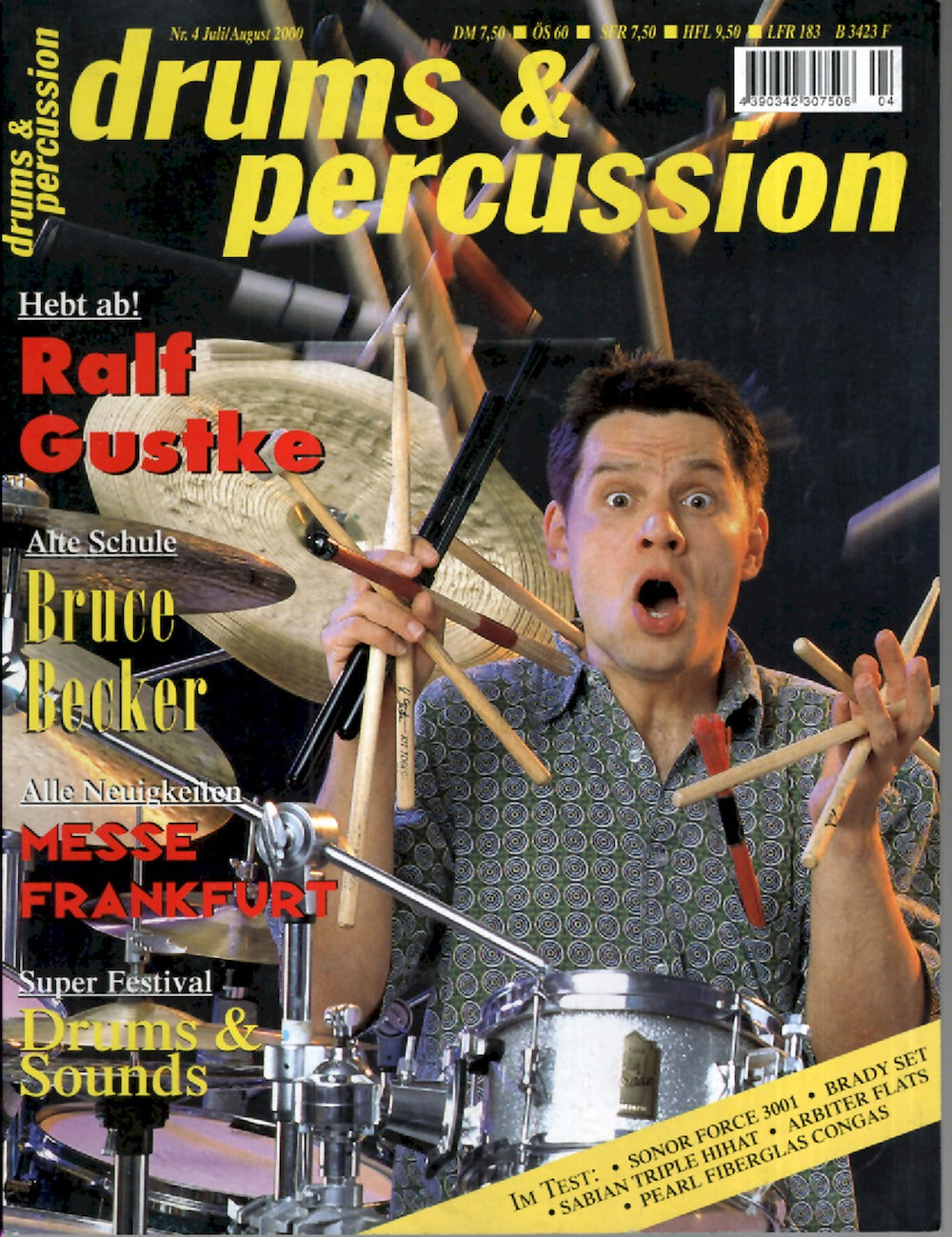 Drums & Percussions Magazin Deutschland 2000-07+08 Ralf Gustke Bruce Becker