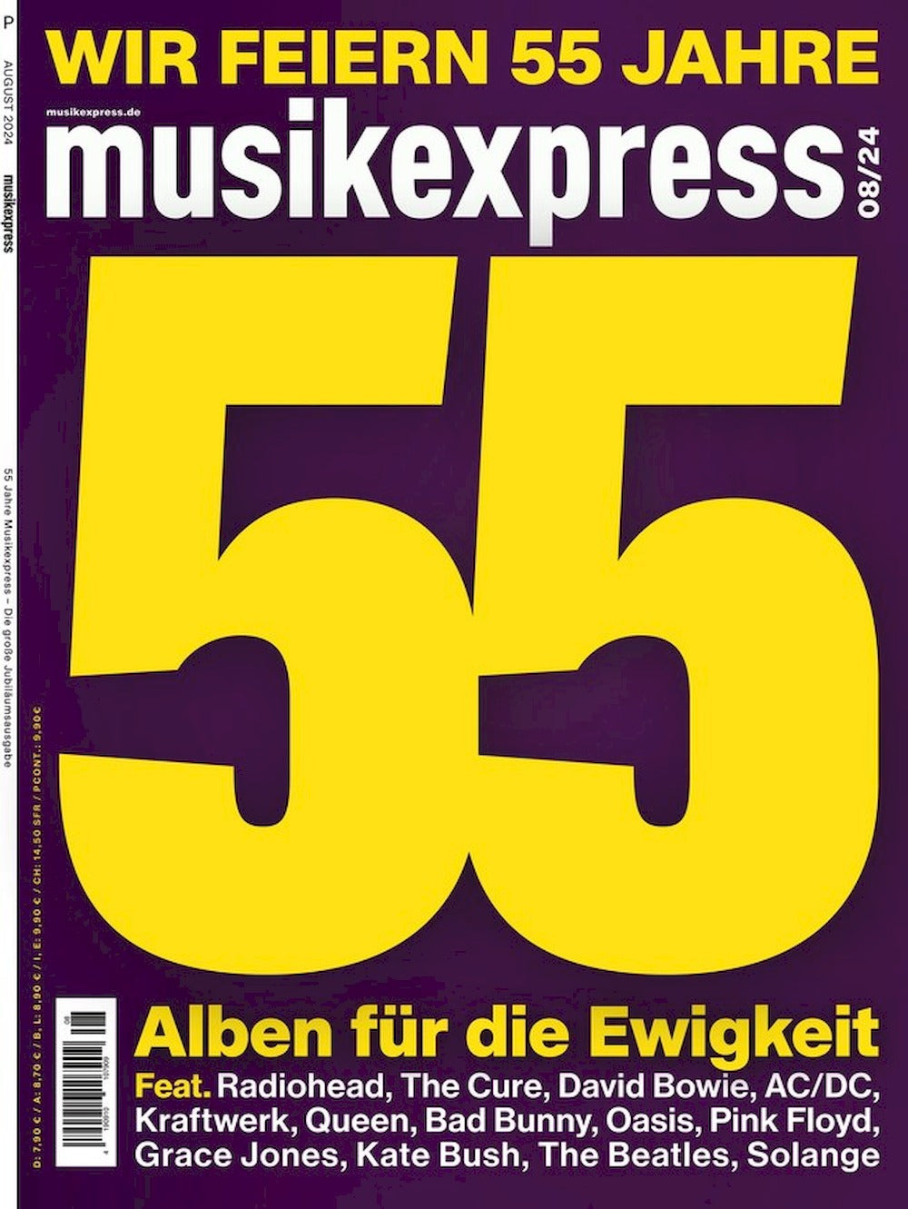 Musikexpress Magazin Deutschland 2024-08 Radiohead The Cure David Bowie ACDC Kraftwerk AC/DC
