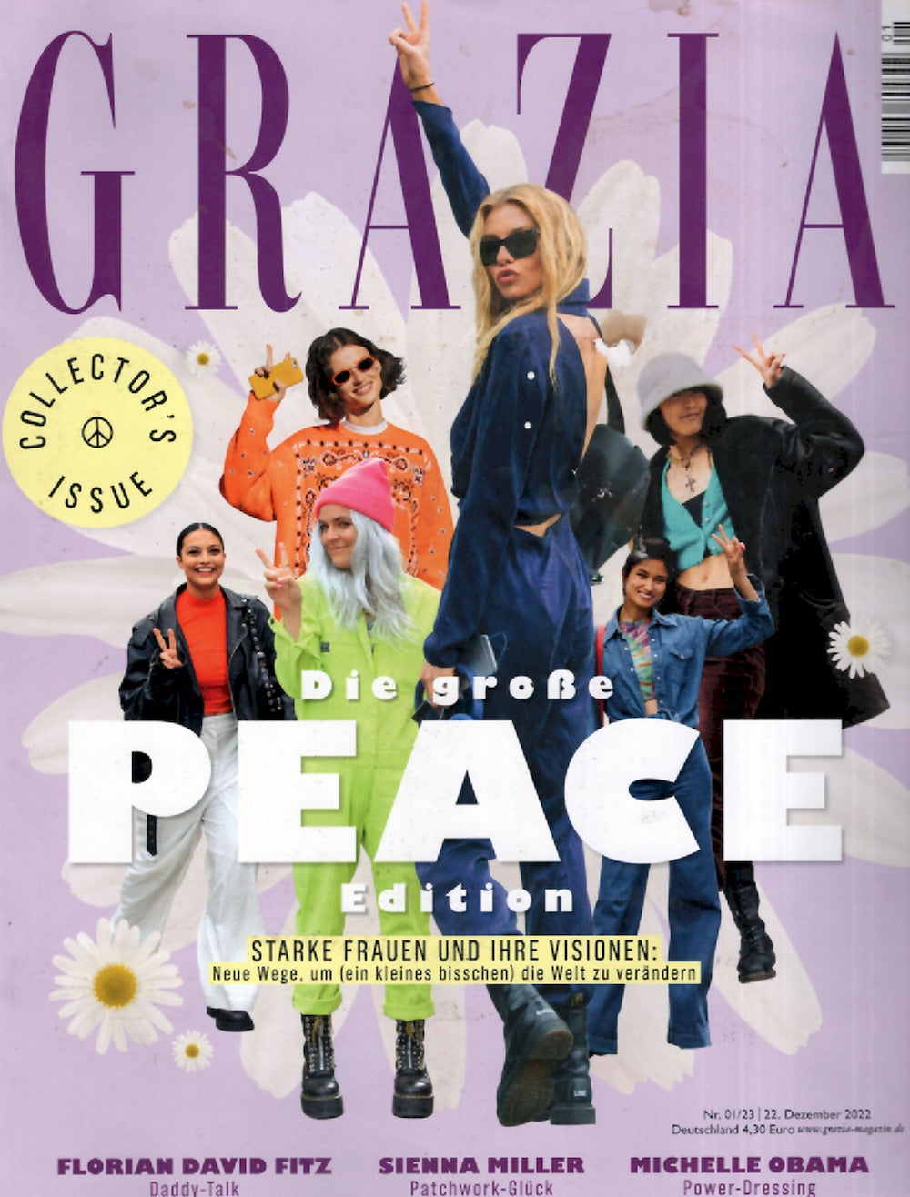 Grazia Magazin Deutschland 2023-01 Sienna Miller Michelle Obama