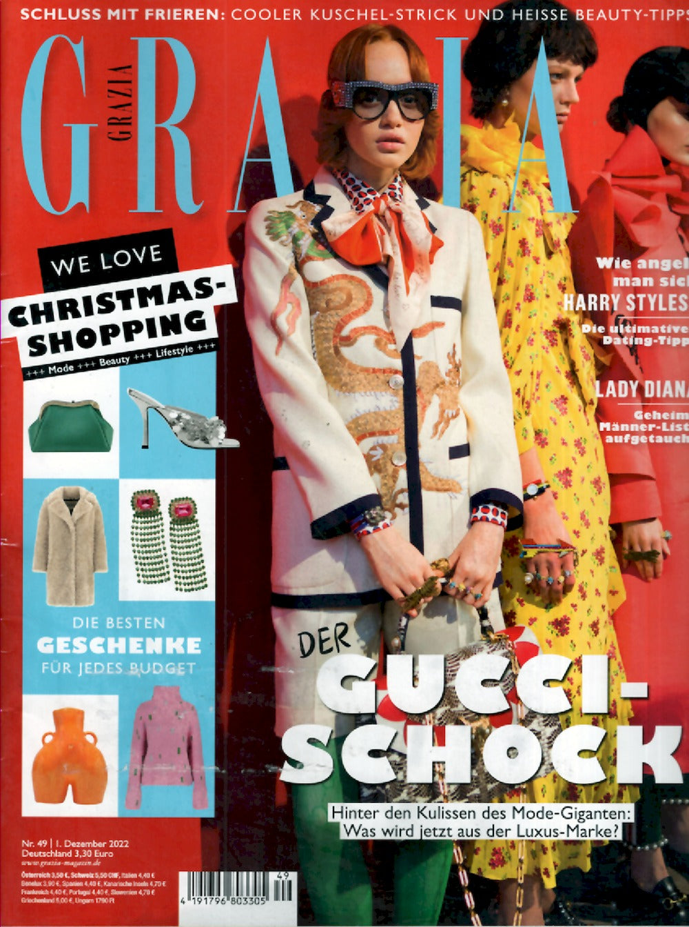 Grazia Magazin Deutschland 2022-49 Harry Styles Lady Diana