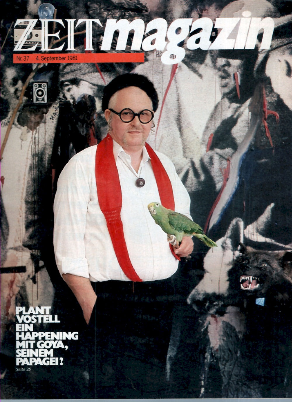 Zeit Magazin Deutschland 1981-37 Wolf Vostell