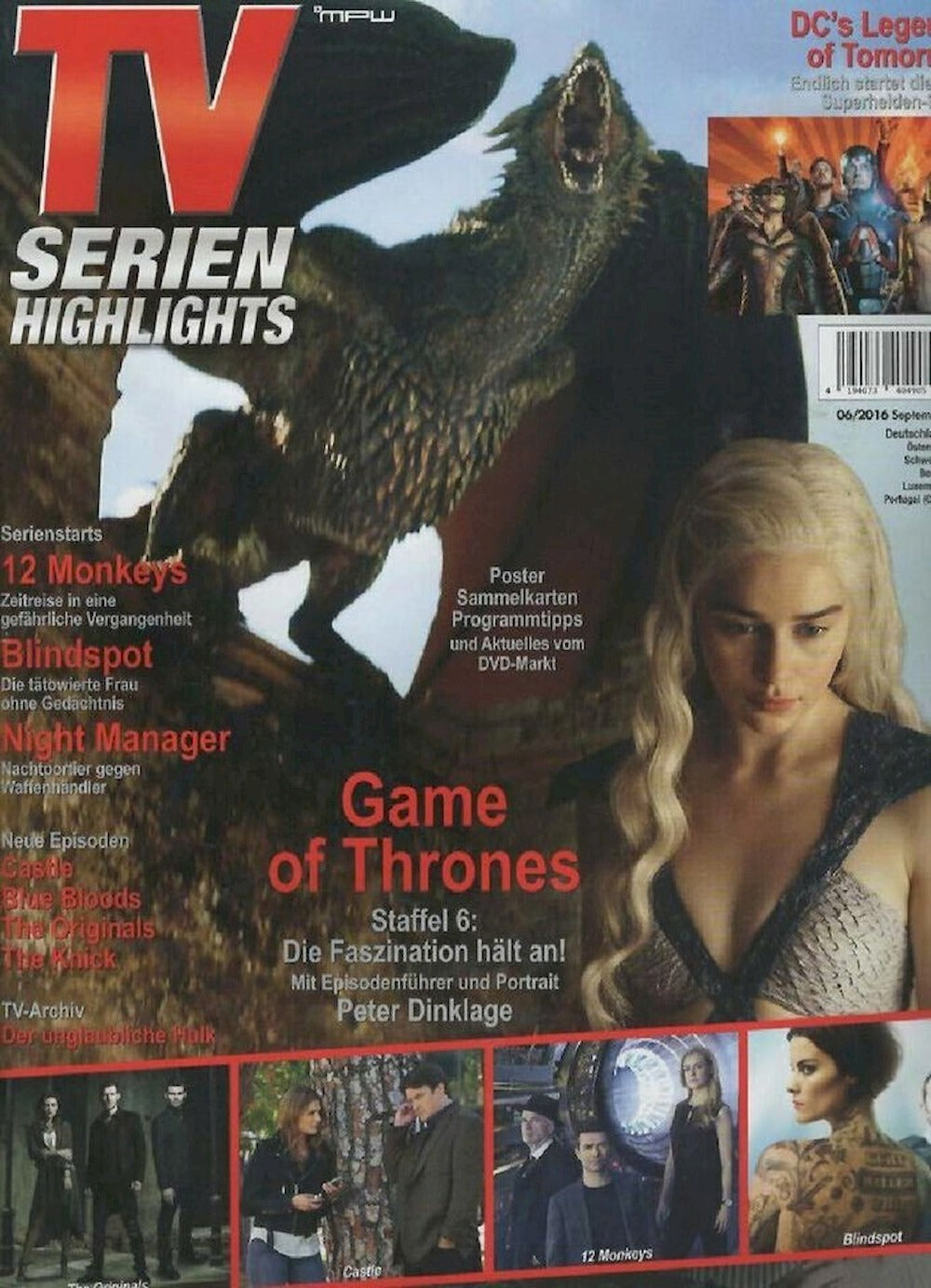 TV Serien Highlights Magazin Deutschland 2016 #245 Emilia Clarke